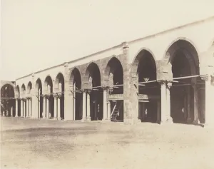 Sanctuary Prints: Le Kaire, Mosquee d Amrou - Interieur - Cote du Sanctuaire, 1851-52