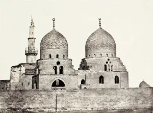 Le Kaire: Tomb of the Sultan El-Ghoury [Cairo], 1849. Creator: Maxime du Camp