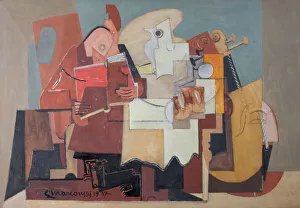 Cubism Gallery: Le Lecteur, 1937. Creator: Louis Marcoussis