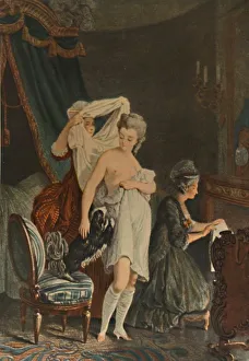 Getting Dressed Prints: Le Lever, (Getting up), c1770-1810, (1913). Artist: Nicolas-Francois Regnault