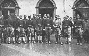 Macdedonian Front Prints: Le front de Macedoine; des troupes serbes