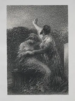 1836 1904 Prints: Le mage Baltajar et Fatime, 1891. Creator: Henri Fantin-Latour (French, 1836-1904)
