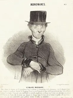 Imagination Prints: Le Malade Imaginaire, 1841. Creator: Honore Daumier