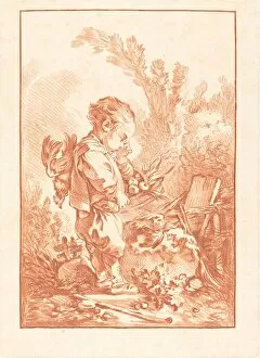 Boucher Fran And Xe7 Collection: Le Maraudeur (The Thief), c. 1769. Creator: Gilles Demarteau