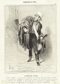 Street Vendor Prints: Le Marchand d'habits, 1842