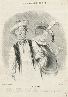 Mardi Gras Prints: Le Mardi Gras, 19th century. Creator: Honore Daumier