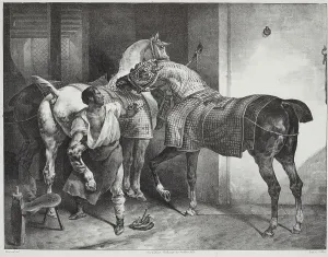 Biting Prints: Le maréchal anglais (The English blacksmith)