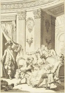 Duclos Antoine Jean Prints: Le mari confesseur. Creator: Jean Baptiste Tilliard