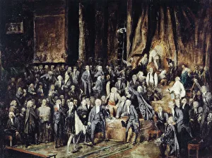 Assembly Prints: Le marquis de Deux-Brézé et Mirabeau