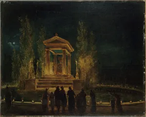 1st Arrondissement Prints: Le Mausolée provisoire de Jean-Jacques Rousseau