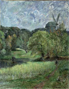 Ny Carlsberg Glyptotek Gallery: Le Moulin de la Reine dans le parc Ostervold (The Queens Mill, Ostervold Park), 1885
