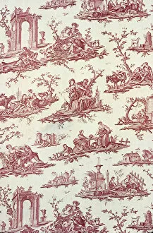 Boucher Fran And Xe7 Collection: Le Mouton Cheri (Furnishing Fabric), Nantes, c. 1785