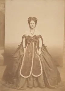 Colletage Prints: Le noeud rouge, 1860s. Creator: Pierre-Louis Pierson