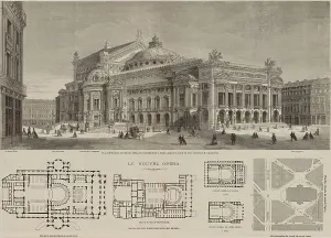 Charles Garnier Prints: Le nouvel Opéra. Creator: Maurand, Charles (1824-1904)