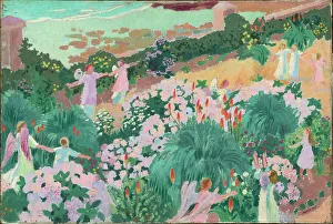 Expulsion From The Paradise Prints: Le Paradis, 1912. Creator: Denis, Maurice (1870-1943)