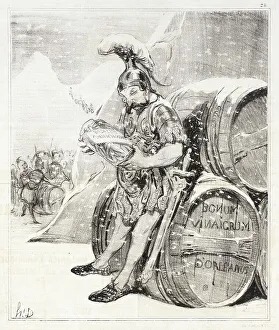 Carthage Prints: Le Passage d'Annibal, 1842. Creator: Honore Daumier