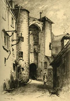 Rampart Prints: Le Passage Des Chenizelles A Laon (Aisne), 1903. Creator: Unknown