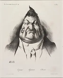 Honor Daumier Prints: Le passe - Le present - l'Avenir