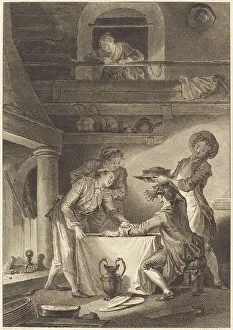 Cooking Pots Prints: Le pate d'anguilles. Creator: Charles Emmanuel Patas