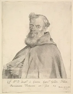 Reli Prints: Le Pere Etienne de Cesena, 1674. Creator: Claude Mellan