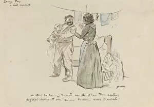 Anarchy Gallery: Le Peril Anarchiste, c. 1897. Creator: Jean Louis Forain