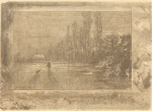Le Petit Chasseur (Little Hunter), 1892. Creator: Felix Hilaire Buhot Le Petit Chasseur (Little Hunter), 1892. Creator: Felix Hilaire Buhot