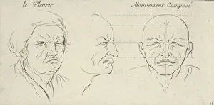 Emotion Prints: Le Pleurer and mouvement compose(from Caracteres des passions