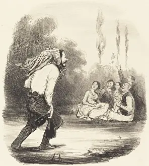 Le Plus farceur de la societe, 1847. Creator: Honore Daumier