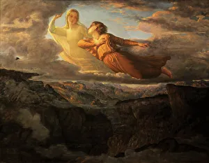 Le Poème de l'âme (Poem of the Soul). L'Idéal (Ideal), 1850-1854. Creator: Janmot, Louis (1814-1892)