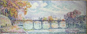 Le pont des Arts, 1928. Creator: Paul Signac