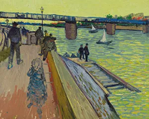 Gogh Collection: Le pont de Trinquetaille, 1888. Creator: Gogh, Vincent, van (1853-1890)