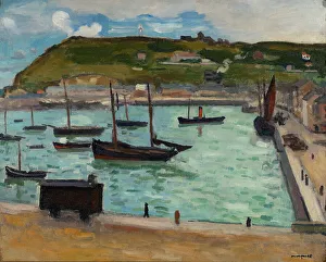 Normandy Prints: Le Port de Fécamp, 1906. Creator: Marquet, Pierre-Albert (1875-1947)
