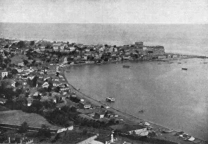 Trabzon Trabzon Karadeniz Kiyisi Turkey Prints: Le port de Trebizonde, 1916. Creator: M. Lenicque