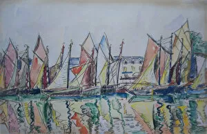 Port Gallery: Le Pouliguen, 1929. Artist: Signac, Paul (1863-1935)