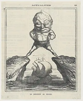 Actualites Prints: Le President de Rhodes, 1871. Creator: Honore Daumier