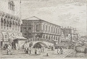 Embankment Prints: Le Preson V (The Prison). From: Vedute altre prese da i luoghi altre ideate da Antonio