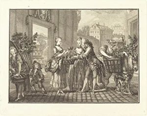 Eisen Charles Dominique Joseph Prints: Le printemps. Creators: Joseph de Longueil, Charles Eisen