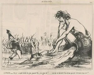 Le Pruth, 19th century. Creator: Honore Daumier