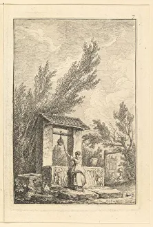 Soirees De Rome Prints: Le Puits. n. d. Creator: Hubert Robert
