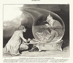 Alembic Prints: Le Rajeunissement du Constitutionnel... 1844. Creator: Honore Daumier