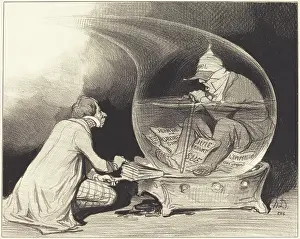Alembic Prints: Le Rajeunissement du Constitutionnel... 1844. Creator: Honore Daumier