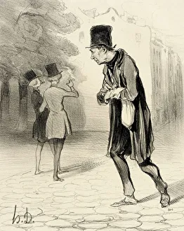 Le Ramasseur de Bouts de Cigares, 1841. Creator: Honore Daumier