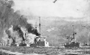 Battleships Prints: Le Reddition de la Flotte Allemande; le 21 novembre 1918