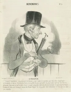 Timer Prints: Le regulateur, 19th century. Creator: Honore Daumier