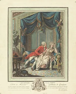 Salon Prints: Le retour a la vertu. Creator: Joseph de Longueil