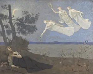 Puvis De Chavannes Prints: Le Reve (The dream), 1883