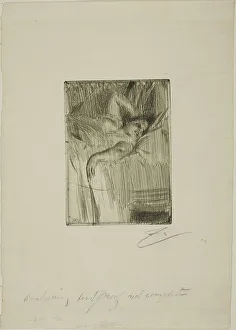 Awakening Prints: Le Réveil, 1891. Creator: Anders Leonard Zorn