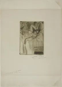 Awakening Prints: Le Réveil, 1891. Creator: Anders Leonard Zorn