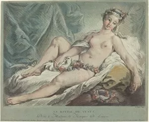 Ois Boucher Gallery: Le Réveil de Venus (Venus Rising), 1769. Creators: Louis Marin Bonnet