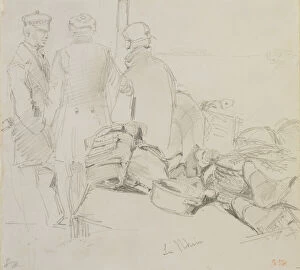 James Mcneill Whistler Collection: Le Rhin, 1858. Creator: James Abbott McNeill Whistler
